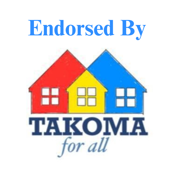 Amy Wesolek endorsed by Takoma For All as 1st Choice for Ward 6